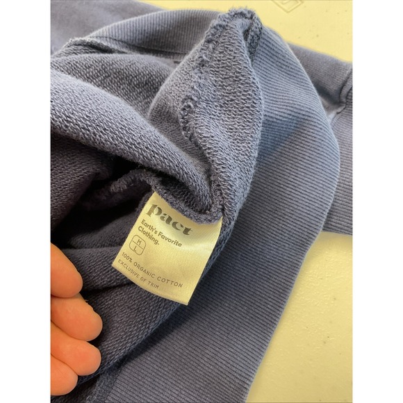 Pact Organic Cotton Women's Navy blue M/LG Crewneck‎ Sweatshirt Classic Normcore - Picture 6 of 11